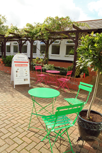 Reception patio