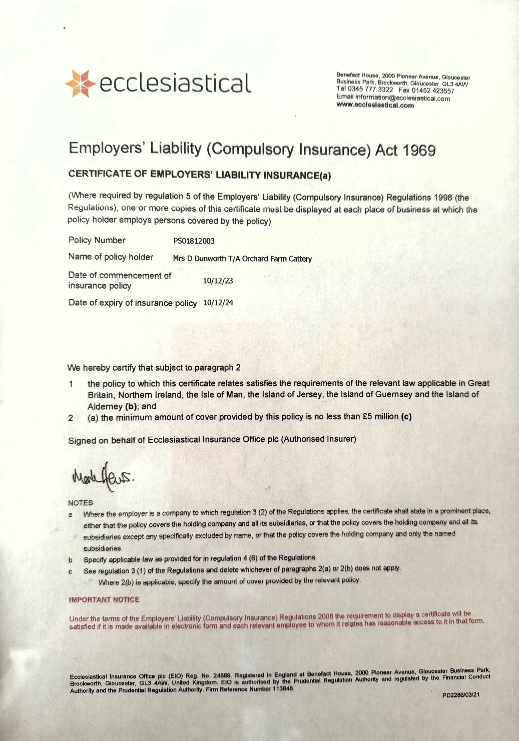 Insurance